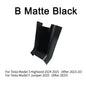Rear Screen Cover Protector Frame Back Air Vent Trim White ABS Car Interior Accessory for Model Y Juniper