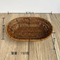 Imitation Rattan Fruit Basket Sundry Storage Basket Hand-Woven Storage Box Home Storage Supplies Tabletop Display Rattan Basket