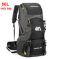 50L Waterproof Hiking Backpack for Men & Women Travel Camping Climbing Rucksack