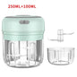 USB Rechargeable Electric Garlic Chopper & Crusher, Mini Portable Food Chopper 250/100 ml (8.5/3.4 fl oz)