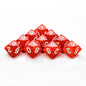 D10 Polyhedral Dice 10-Piece Set for D&D & Tabletop RPGs — Marble & Transparent Styles for Board Games & Parties