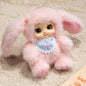 18cm Kawaii Animal Plush Toys – Cute Vinyl Face Rabbit, Bear & Sheep Pendant for Kids, Bag Charm & Gift for Animal Lovers