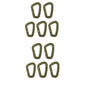 Tactical Carabiner D-Ring Clips for Backpack & Keychain - 1-10 Pack