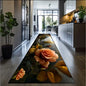 Classical Luxury Gold Flower Themed Carpet Fabric Is Comfortable Non Slip Easy Clean Perfect for Home Place or Vacation Home
