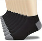 10PCS Men’s Mid-Calf Cotton Socks – Solid Color, Versatile for All Seasons