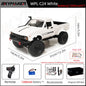 WPL C24-1 Full Scale RC Car 1:16 2.4G 4WD Rock Crawler Electric Buggy Climbing Truck LED Light On-road 1/16 For Kids Gifts Toys
