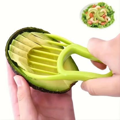 3-in-1 Avocado Slicer Pitter Fan Blade Kitchen and Camping Fruit Tool