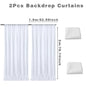 White Wedding Decoration Tulle Roll Crystal Organza Sheer Fabric For Wedding Birthday Party Backdrop Weeding Chair Sashes Decor