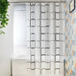 Patterned Waterproof Shower Curtain – PEVA Bathroom Partition & Decor
