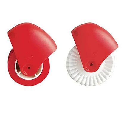 Pastry Lattice Wheel Cutter - Plastic Roller for Pie, Pizza & Pasta