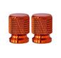 Aluminum Tire Valve Stem Caps 16 x 12mm (0.63 x 0.47 in) Universal 8mm Thread - Metal Valve Caps for Car Bike SUV Truck