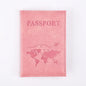 Colorful PU Passport Holder - Travel Passport Cover with ID & Card Slots