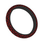 Keffiyeh Car Steering Wheel Cover 37–38 cm (14.6–15.0 in) Anti-Slip Faux Leather Colorful Kufiya Pattern
