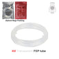 PTFE Bowden Tube for 1.75mm Filament – 2.5mm ID x 4mm OD (0.098 in x 0.157 in) Extruder Feed Tube for Mini 3D Printers