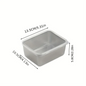 stainless steel fresh-keeping box with sealed lid, thickened small lunch box, camping food packaging and storage box