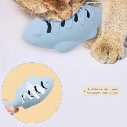 Octopus Cat Chew Toy - Interactive Silicone Treat Puzzle Feeder & Dental Teether for Cats (1-Pack)