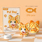 18 Styles Little Dog Cat Cute Pet Small Building Block Model Series Ornaments Children's Toys Miniature Bricks
