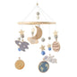 Wooden Baby Crib Mobile with Music Box Bell