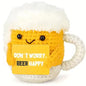 Funny Crochet Emotional Support Coffee Doll With Card Desktop Ornament Handmade Knitted Coffee Dolls Christmas Gifts Home Decor