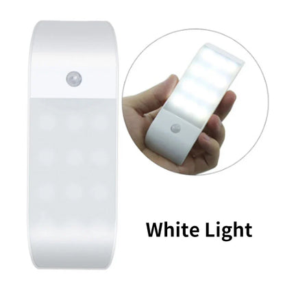 Rechargeable Motion Sensor LED Night Light – Portable Emergency Rectangular Nightlight, 10 cm (3.9 in), 5V