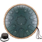 Steel Tongue Drum 13-Inch (32 cm) 15-Note C Scale Handpan-Style Percussion with Mallets & Carry Bag
