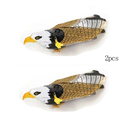 Interactive Flying Bird Cat Toy: Electric Hanging Eagle Teaser with Scratch Rope
