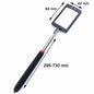 360° Telescoping Inspection Mirror with LED Light & Magnetic Head — Extendable 9.4–28.7 in (24–73 cm) for Car Repair
