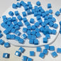 50-Pack 8mm Acrylic Cube Dice (0.31in) – 25 Translucent Colors Clear Game Pieces for Board Games & Crafts
