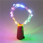 Wine Bottle Cork LED String Lights 2M (6.6 ft) Copper Wire Fairy Lights Battery-Operated Holiday & Christmas Decor