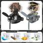Rotating Airplane Pilot Bear Car Air Freshener - Vent Clip Fragrance Diffuser