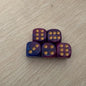 5pcs/set Two Colors Dice Puzzle Board Game Accessory  6 Sided Point Dice Funny Game 16mm