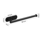 Stainless Steel No-Drill Self-Adhesive Wall-Mount Paper Towel & Toilet Roll Holder