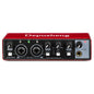 USB Audio Interface 2-In/2-Out with 48V Phantom Power — Low-Latency Recording & Live Monitoring for Guitar, Vocals, Podcasting