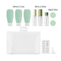 11-Pack Refillable Travel Bottle Set - 120ml (4.06 oz) & 60ml (2.03 oz) Spray, Squeeze & Tube Bottles for Perfume, Lotion & Shampoo