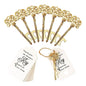 50Pcs Crown Key Bottle Opener Beer Wine Opener Wedding Favors Gifts for Guests Rustic Home  Party Decoration Gift