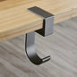 Multi-Functional Table-Side Headphone Hanger and Storage Rack, Universal Metal Headset Holder for Over-Ear & Gaming Headphones