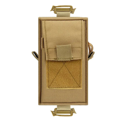 MOLLE Travel Pouch Backpack Shoulder Strap Phone Key Flashlight Organizer for Camping & EDC