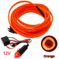 Car Interior LED Strip Light 1/2/3/5M – Flexible Neon Rope USB & 12V Ambient Door Dashboard Lighting