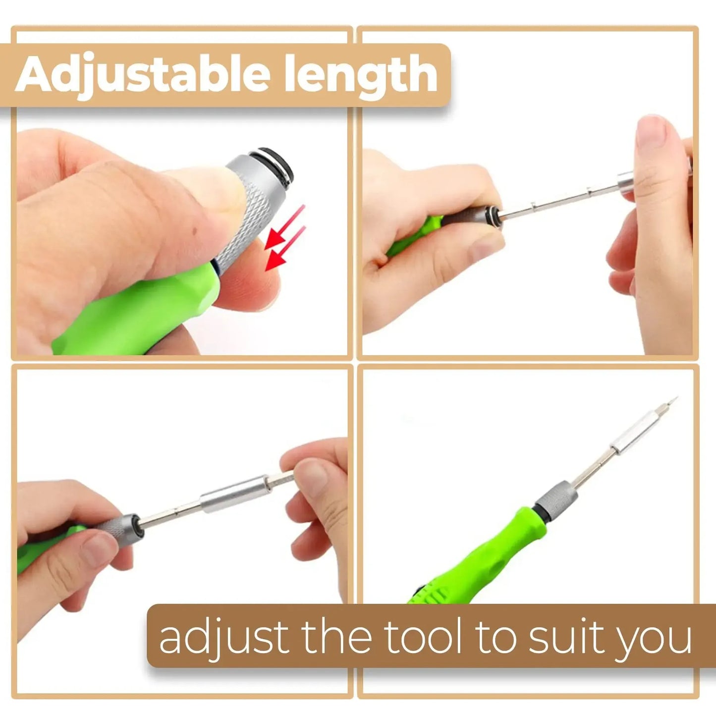 32-in-1 Mini Precision Magnetic Screwdriver Set – Repair Kit for Phones, Watches, Glasses & Electronics