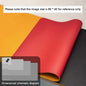 Large PU Leather Office Desk Mat – Waterproof Dual-Tone Mouse Pad & Keyboard Desk Protector for Home or Office