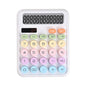 12-Digit Large Screen Desktop Calculator for Accounting and Office — Multi-Color