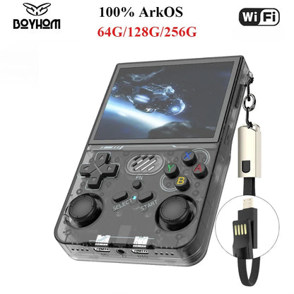 Retro Handheld Game Console 3.5-inch (8.9 cm) IPS Screen, Linux OS, 64/128/256GB, Wi‑Fi, Type-C PD Charging