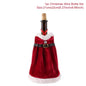 Merry Christmas Decoration for Home 2024 Santa Claus Wine Bottle Cover Snowman Stocking Gift Holders Xmas Navidad Decor New Year
