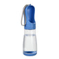 Portable 2-in-1 Dog Water Bottle with Food Container – Travel Pet Water Dispenser for Small to Large Dogs & Cats