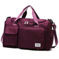 Carry-On Weekender Duffel Bag 35L – Travel Overnight Bag with Shoe Compartment and Wet/Dry Pocket for Women