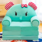 Kids Princess Sofa Removable Washable Foldable Children's Cartoon Armchair Toddler Couch