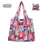 Large Foldable Reusable Shopping Tote Bag, Eco Grocery & Beach Shoulder Bag, Packable Polyester