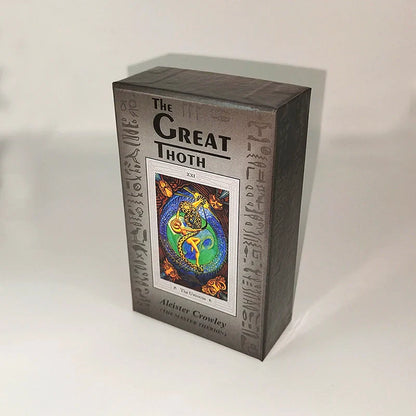 Luxury Aleister Crowley Large Version 80 Divination Oracle Cards The Great THOTH Tarot Deck