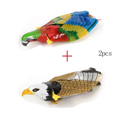 Interactive Flying Bird Cat Toy: Electric Hanging Eagle Teaser with Scratch Rope