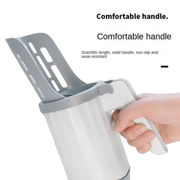 Cat Litter Scoop with Refill Bags - Self-Cleaning Litter Shovel with Waste Bin